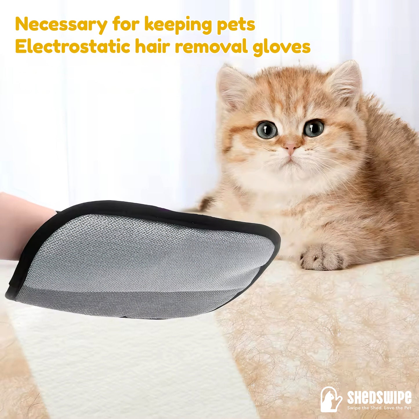 Last Day Promotion 49% OFF - Pet Hair Remover Electrostatic Gloves